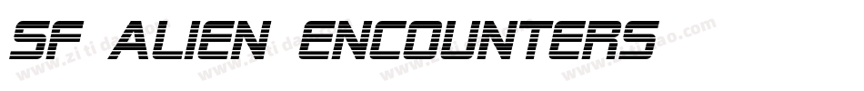 SF Alien Encounters字体转换